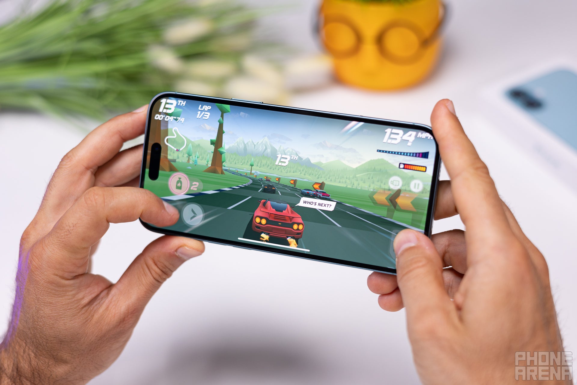 Apple says this chip is 15% faster than the A17 Pro (Image by PhoneArena) - Apple iPhone 16 Plus Review: Is the Plus model still needed?