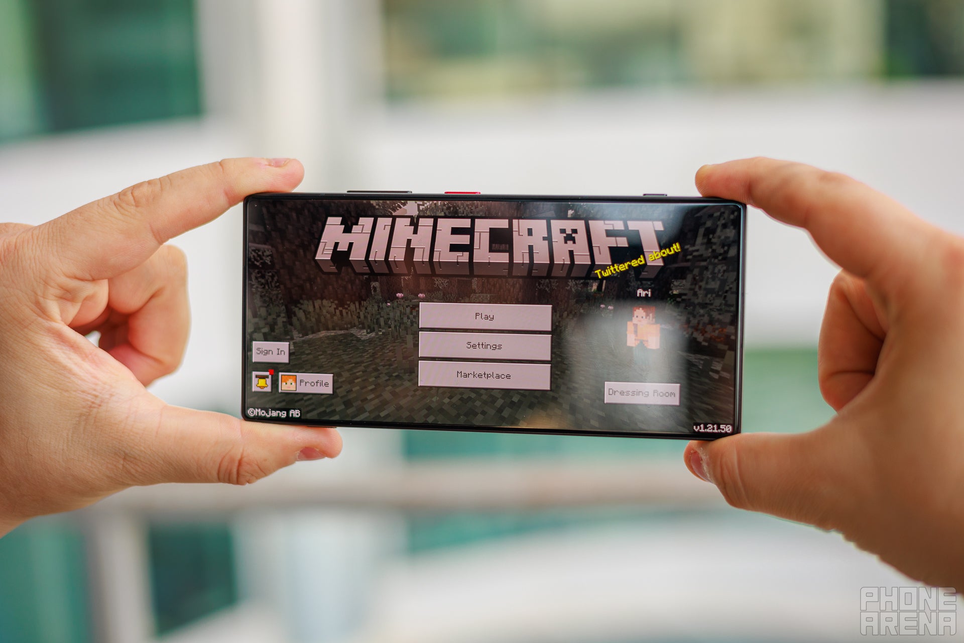 Don't judge, Minecraft is life (Image by PhoneArena) - Nubia Z70 Ultra review: A value-packed flagship with cutting-edge performance