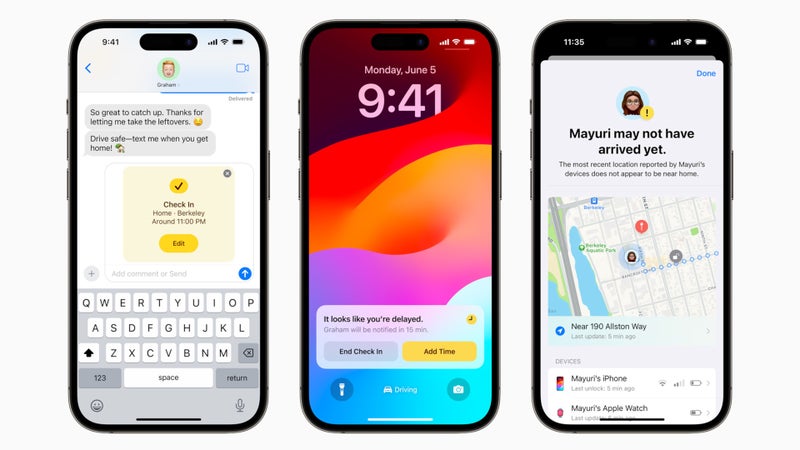 iOS 17's new Check In feature is like "text me when you get home" on steroids